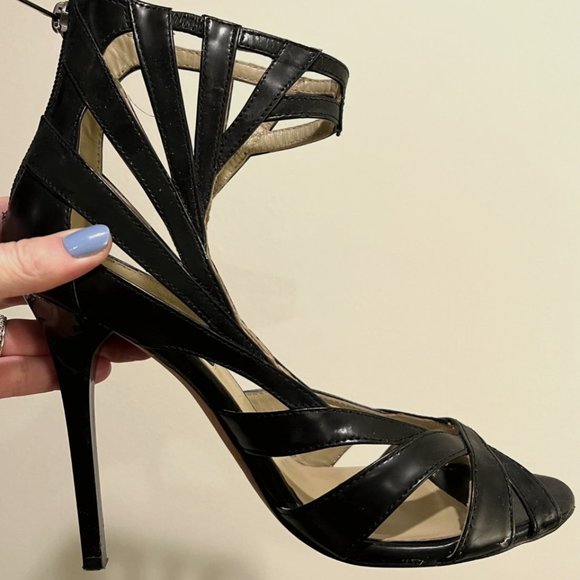 Jimmy Choo Shoes - Jimmy Choo for H&M Black High Heels Size 39/8.5